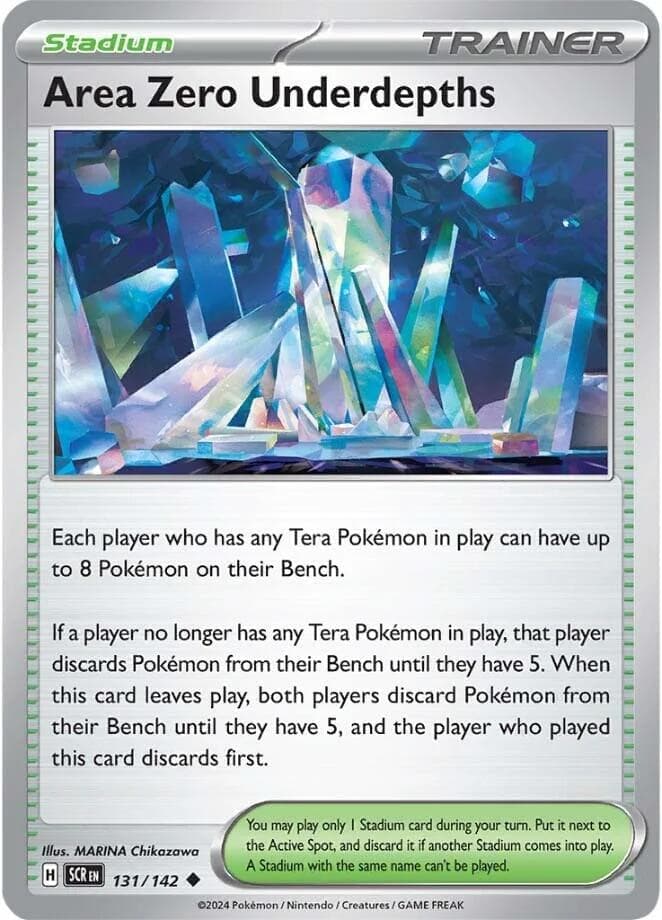 Area Zero Underdepths 131/142 - SV07 Stellar Crown Reverse Holofoil