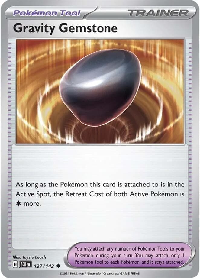 Gravity Gemstone 137- SV07 Stellar Crown Reverse Holofoil