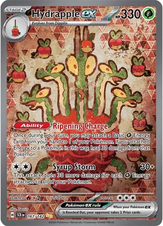 Hydrapple ex 167/142 - SV07 Stellar Crown Holofoil
