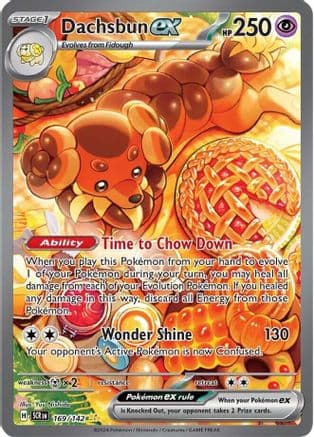 Dachsbun ex 169/142 - SV07 Stellar Crown Holofoil