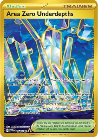 Area Zero Underdepths 174/142 - SV07 Stellar Crown Holofoil