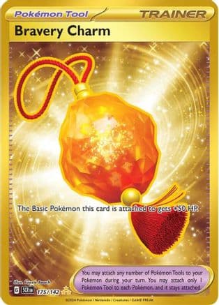 Bravery Charm 175- SV07 Stellar Crown Holofoil