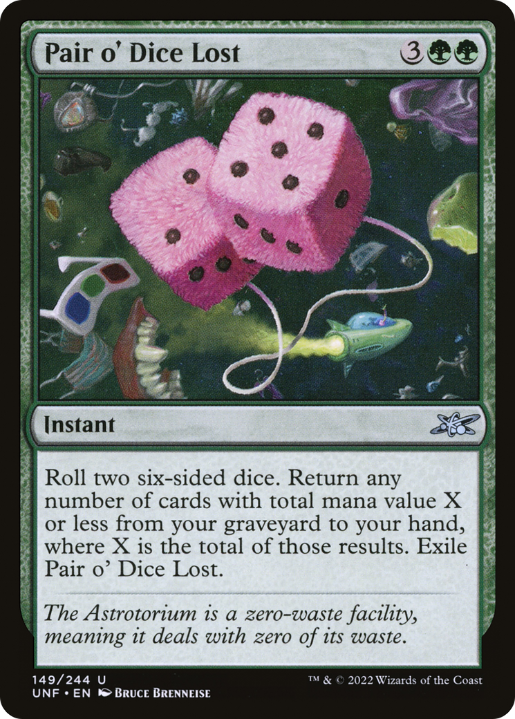 Pair o' Dice Lost [Unfinity] Foil