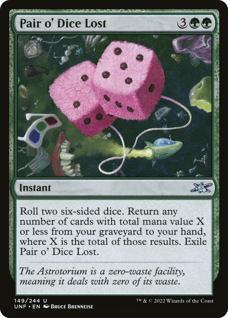 Pair o' Dice Lost [Unfinity] Foil