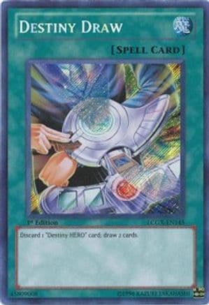 Destiny Draw [LCGX-EN145] Secret Rare
