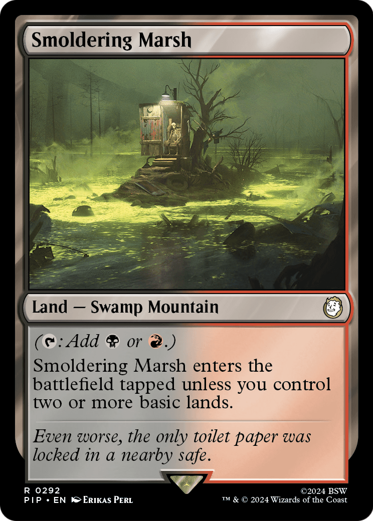 Smoldering Marsh [Fallout] Foil