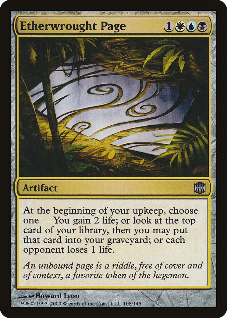 Etherwrought Page [Alara Reborn] Foil