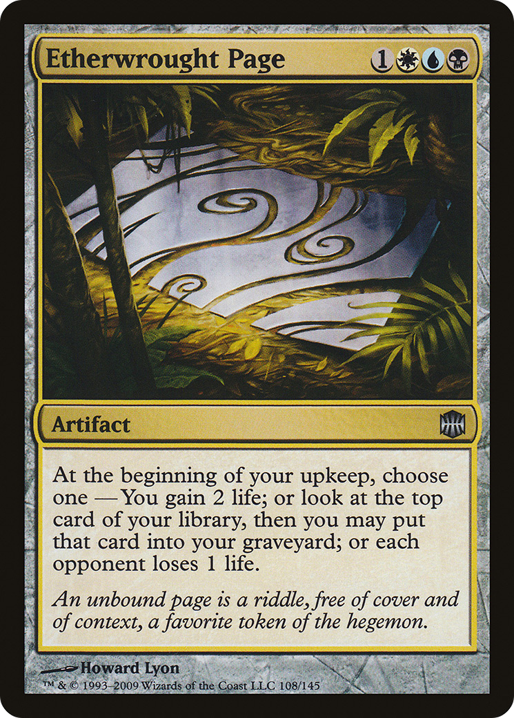 Etherwrought Page [Alara Reborn] Foil