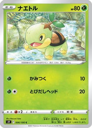Turtwig (006/100) (Japanese) - S9 Star Birth