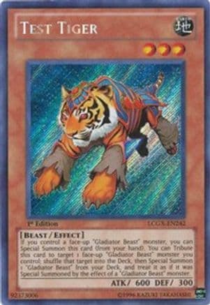 Test Tiger [LCGX-EN242] Secret Rare