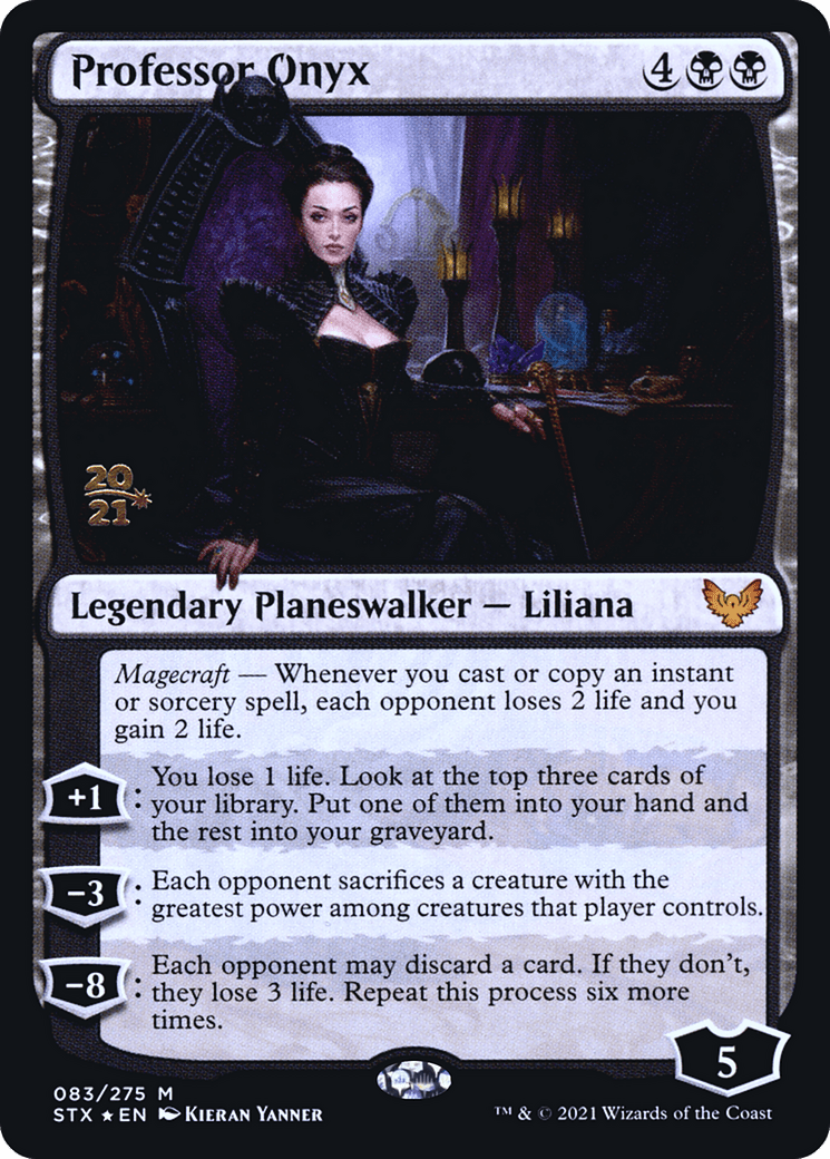 Professor Onyx [Strixhaven: School of Mages Prerelease Promos]