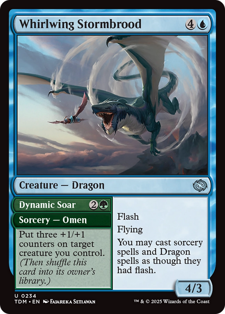 Whirlwing Stormbrood (234) [Tarkir: Dragonstorm]  Foil
