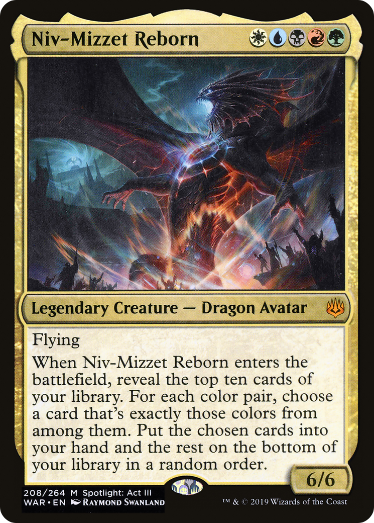 Niv-Mizzet Reborn [War of the Spark] Foil