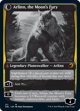 Arlinn, the Pack's Hope // Arlinn, the Moon's Fury [Innistrad: Double Feature] Foil