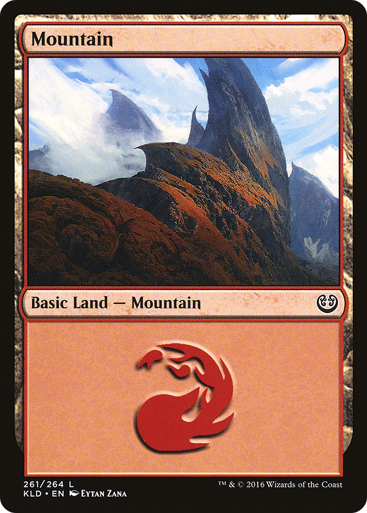 Mountain (261) [Kaladesh] Foil