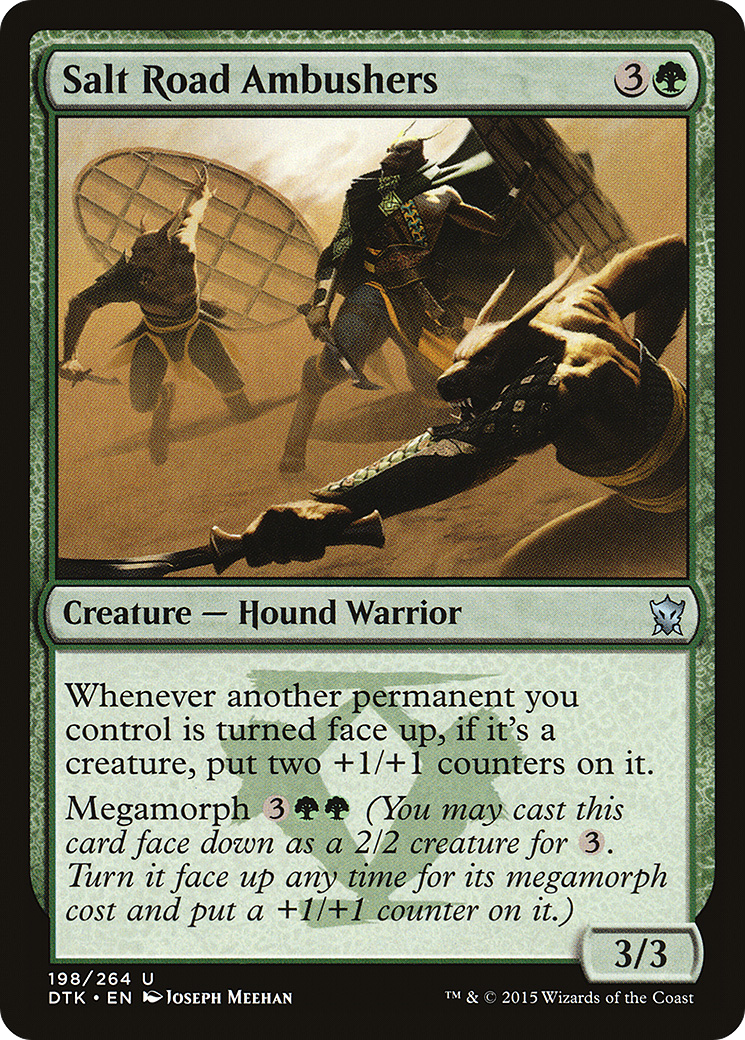 Salt Road Ambushers [Dragons of Tarkir] Foil