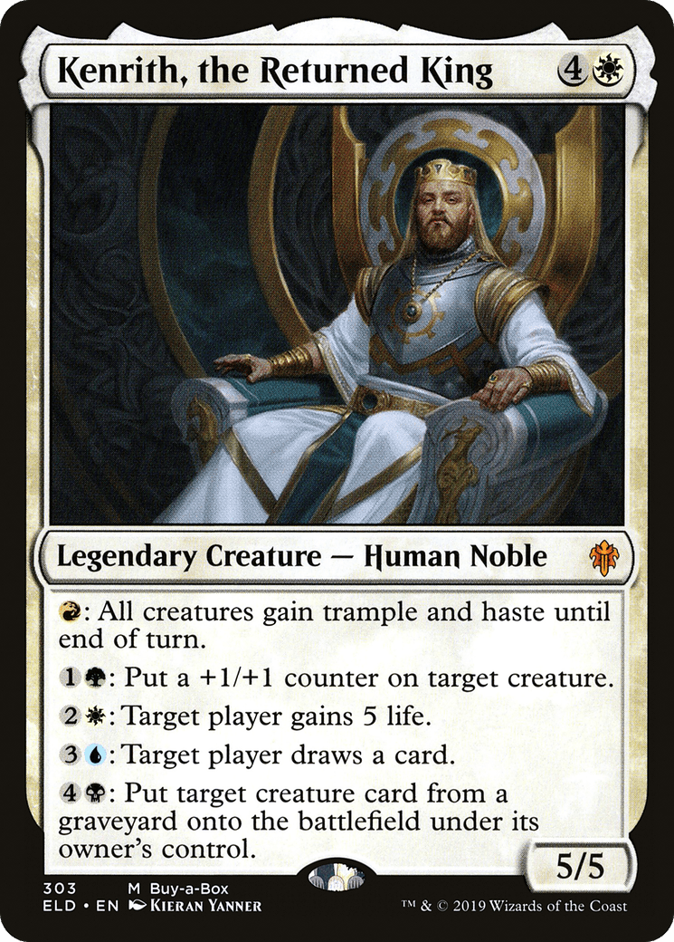 Kenrith, the Returned King (Buy-A-Box) [Throne of Eldraine Promos] Foil