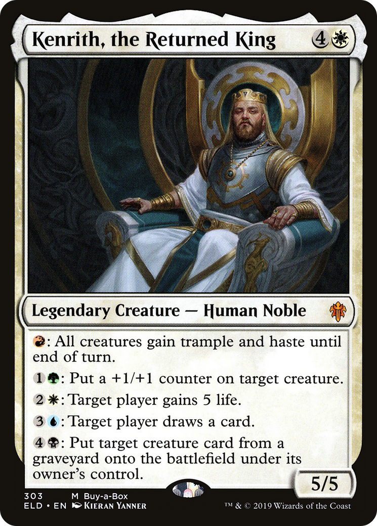 Kenrith, the Returned King (Buy-A-Box) [Throne of Eldraine Promos] Foil
