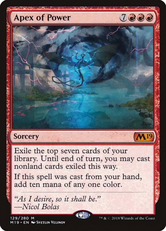 Apex of Power 129/280 (Core Set 2019)  - Foil
