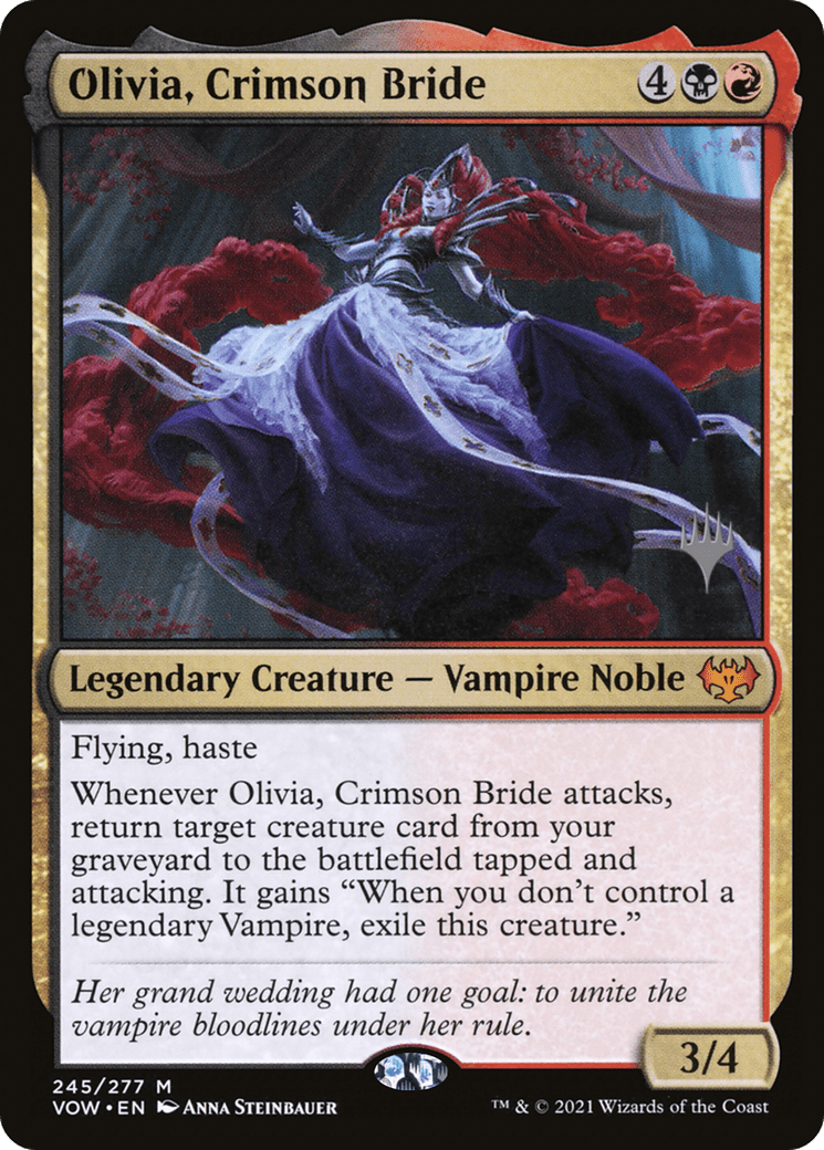 Olivia, Crimson Bride (Promo Pack) [Innistrad: Crimson Vow Promos] Foil