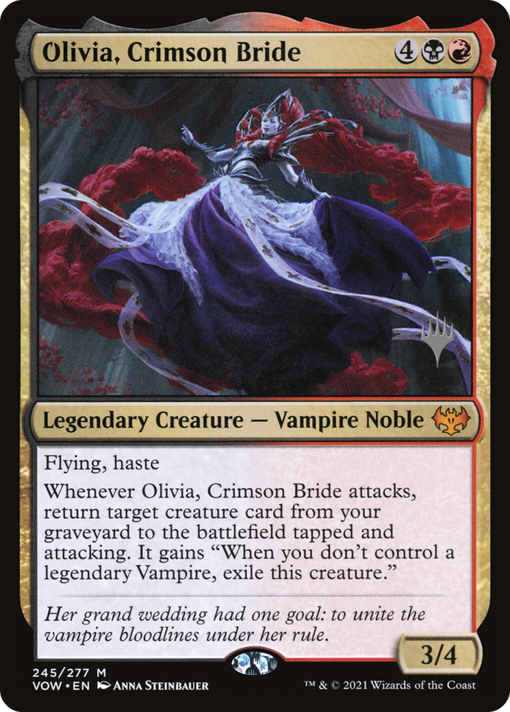 Olivia, Crimson Bride (Promo Pack) [Innistrad: Crimson Vow Promos] Foil