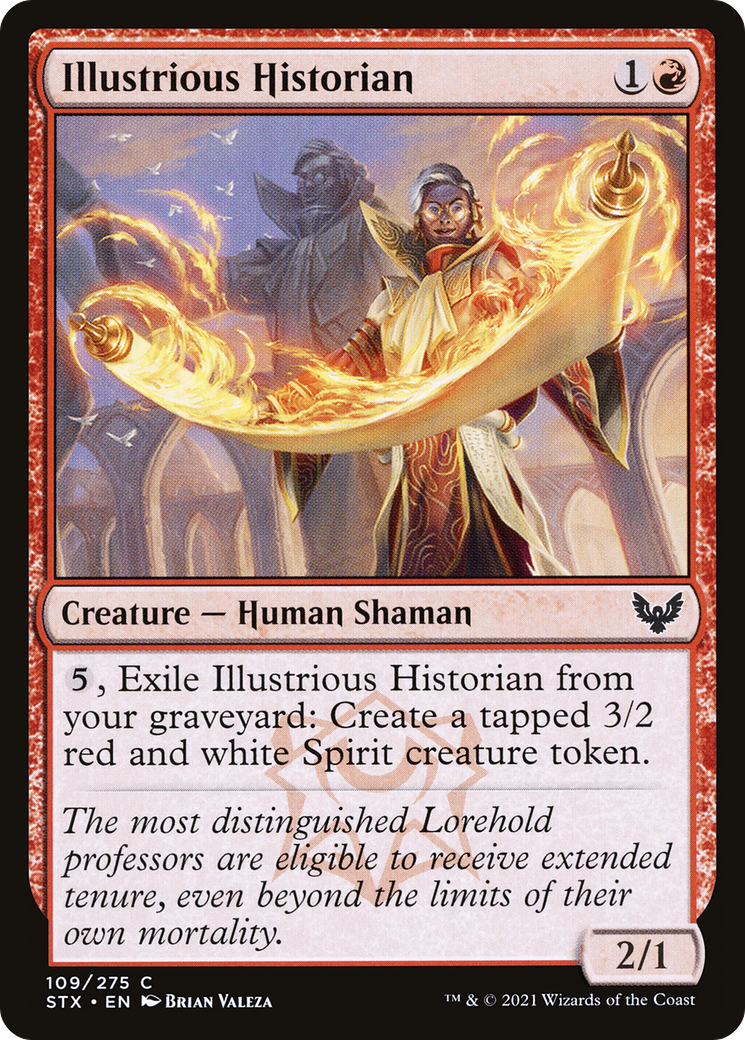 Illustrious Historian [Strixhaven: School of Mages] Foil