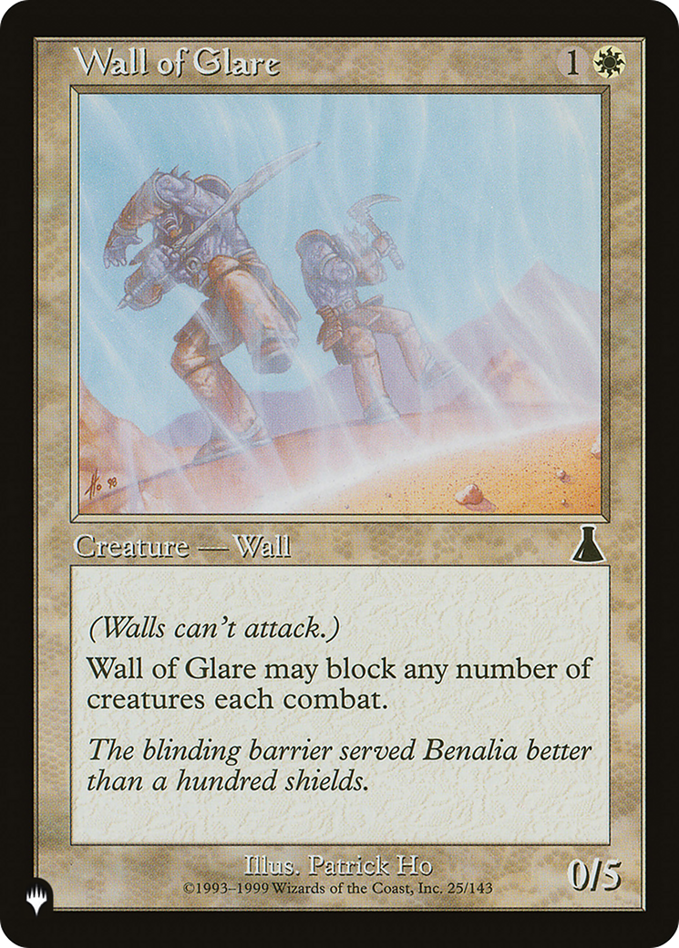 Wall of Glare |  (UDS-25) [The List]