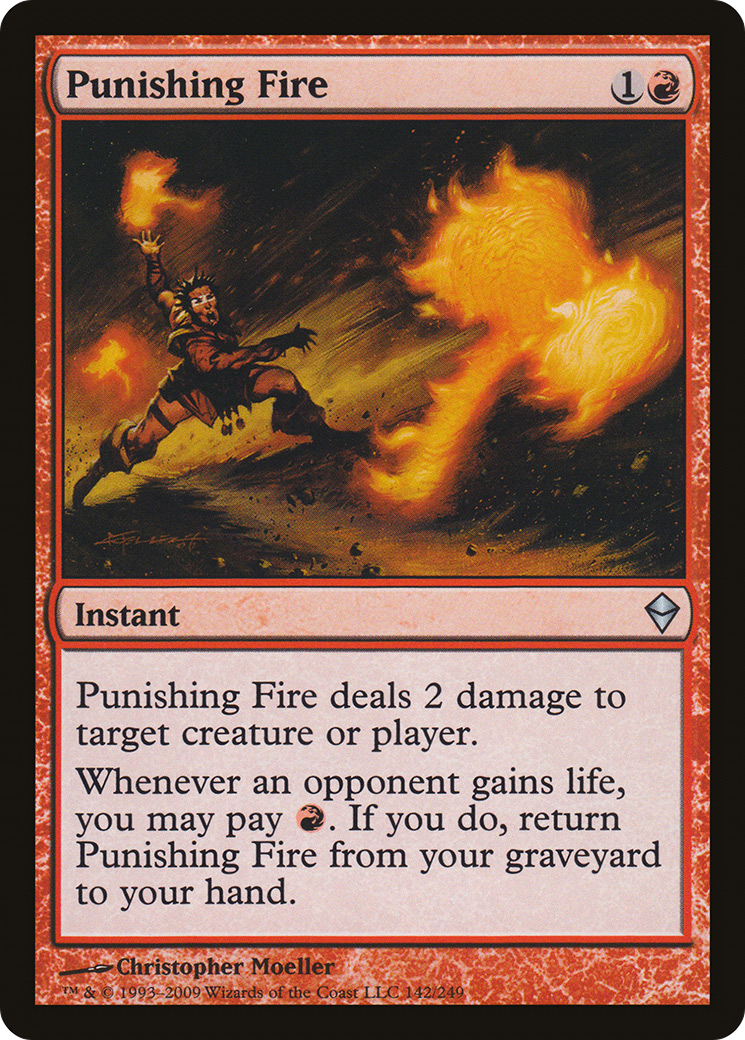Punishing Fire [Zendikar] Foil