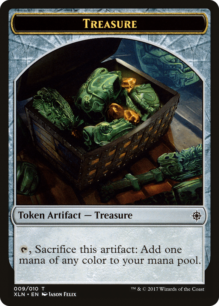Treasure (009) [Ixalan Tokens]  Foil