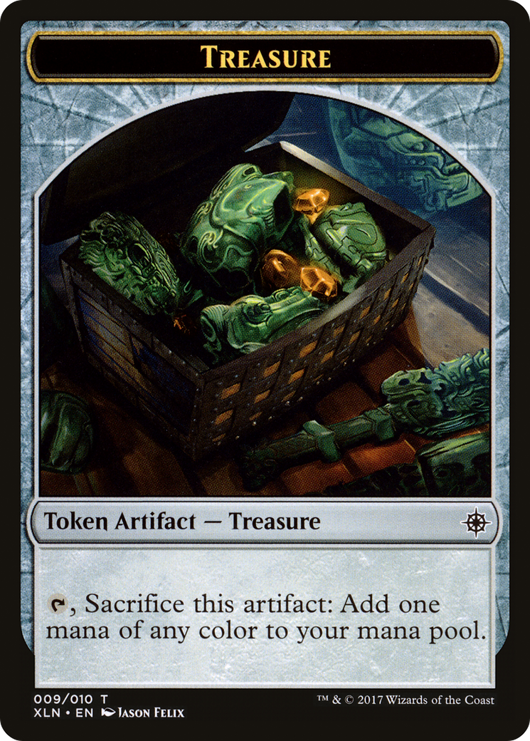 Treasure Token (009/010) [Ixalan Tokens] Foil