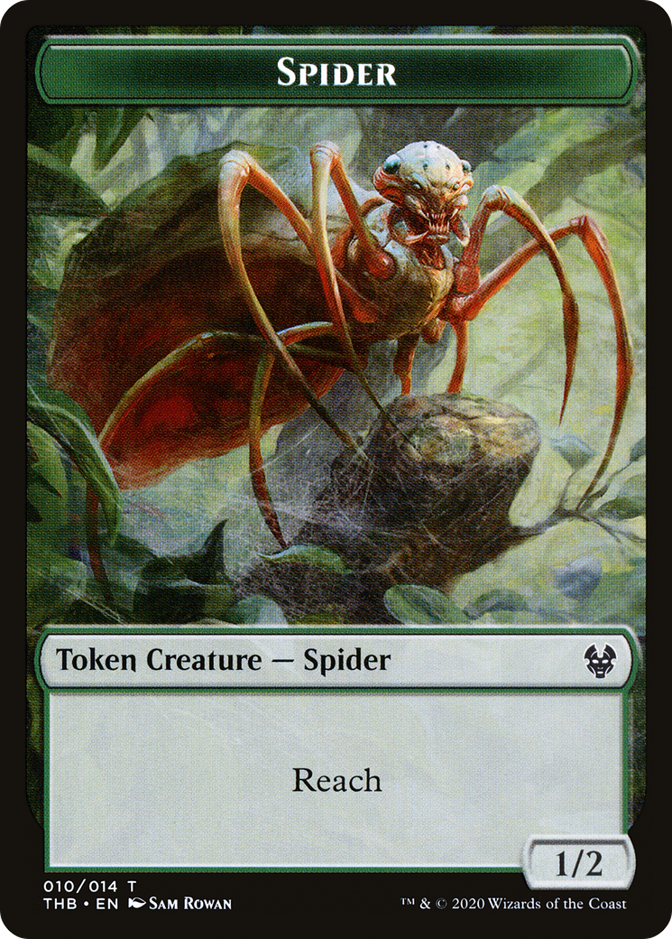 Spider (TTHB-010) - Theros Beyond Death Tokens Foil