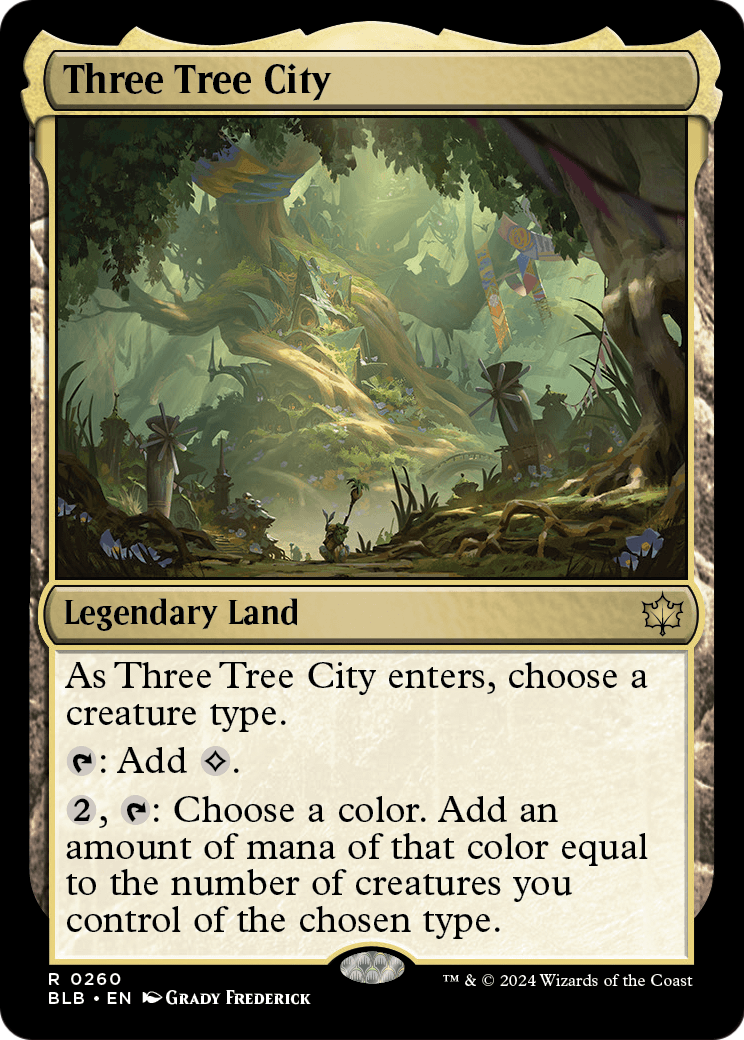 Three Tree City [Bloomburrow] Foil