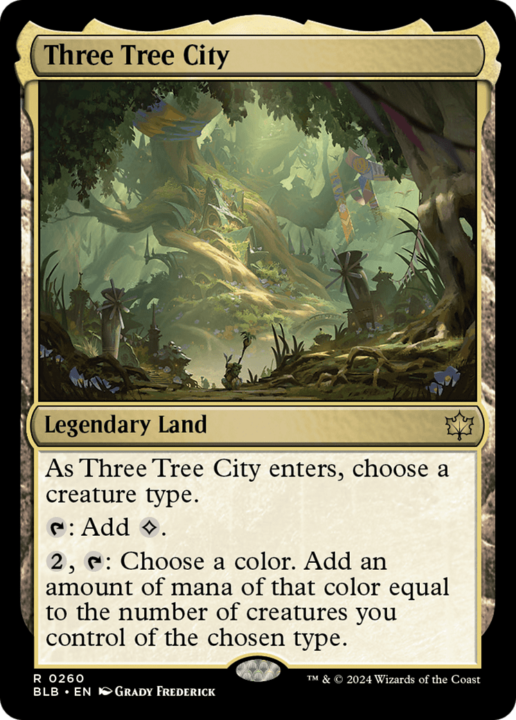 Three Tree City [Bloomburrow] Foil