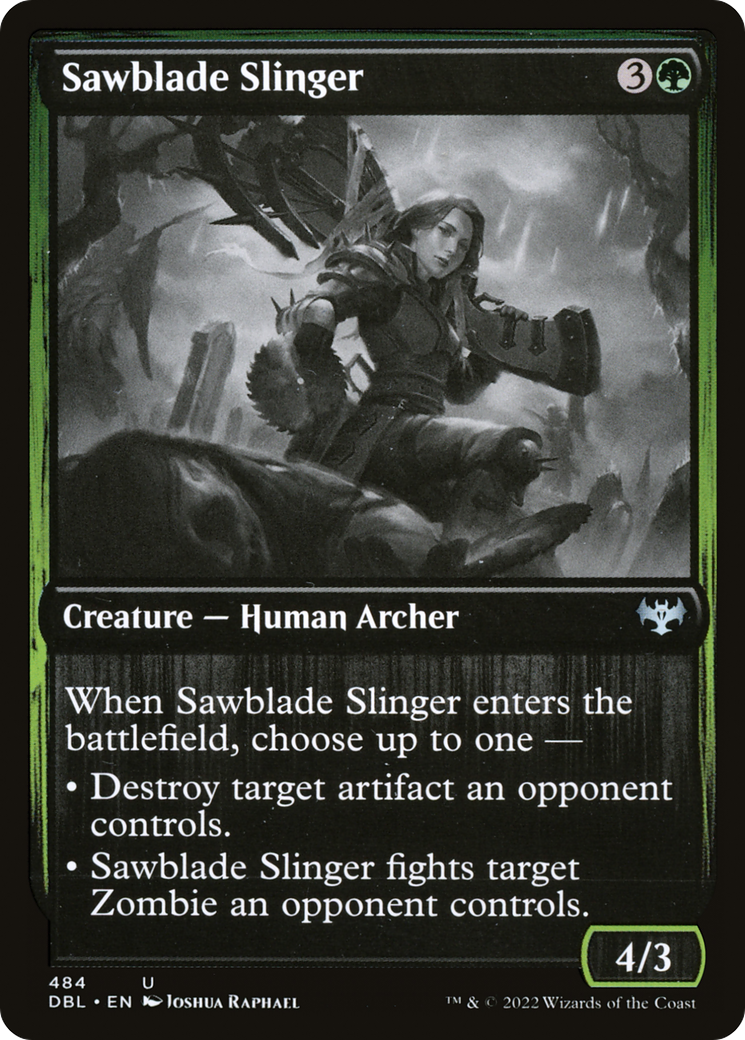 Sawblade Slinger [Innistrad: Double Feature] Foil