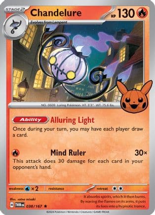Chandelure 038- Trick or Trade BOOster Bundle 2024