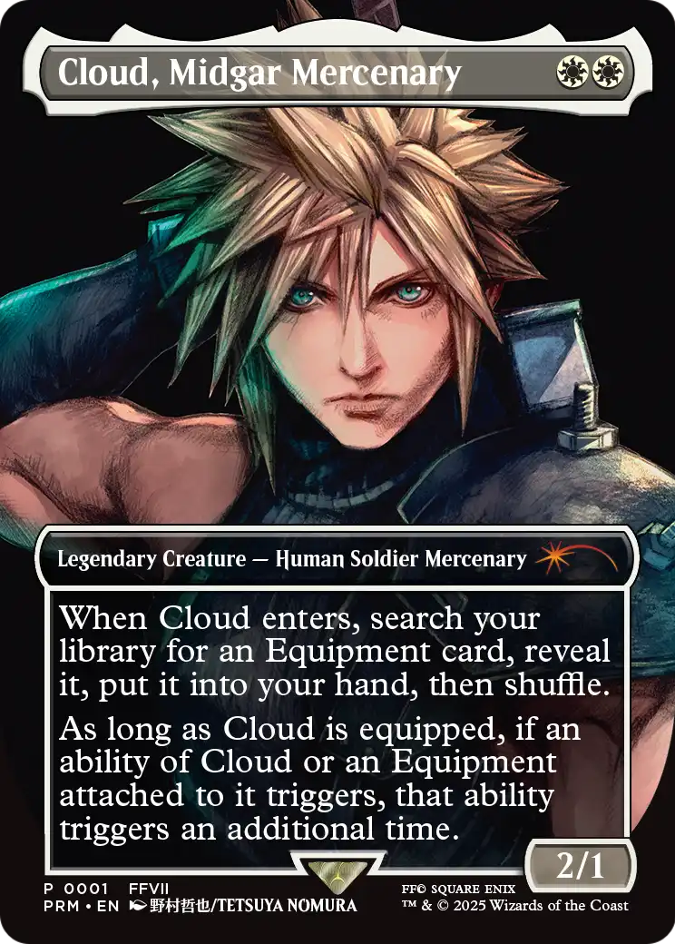 Cloud, Midgar Mercenary (001) [Pro Tour Promos]  Foil
