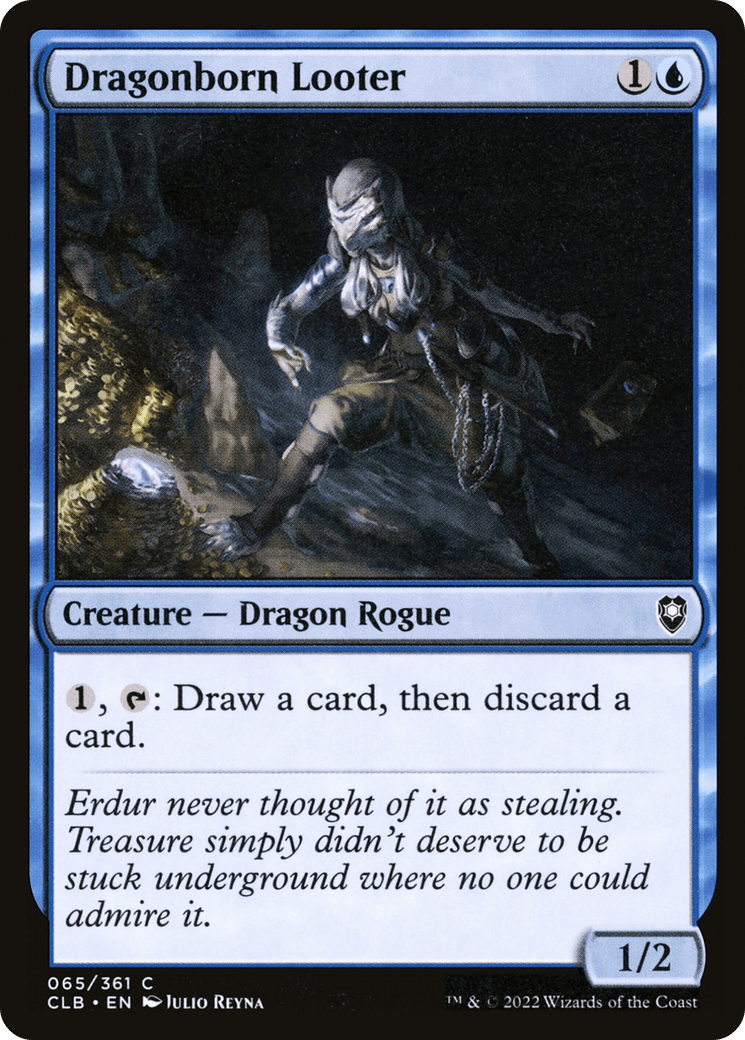 Dragonborn Looter [Commander Legends: Battle for Baldur's Gate] Foil