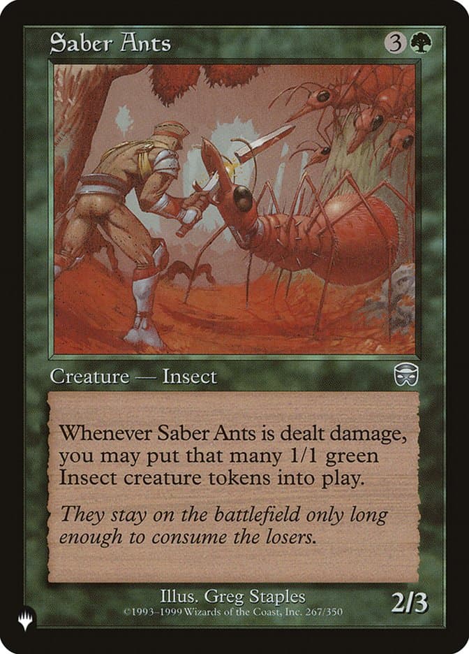 Saber Ants |  (MMQ-267) [The List]