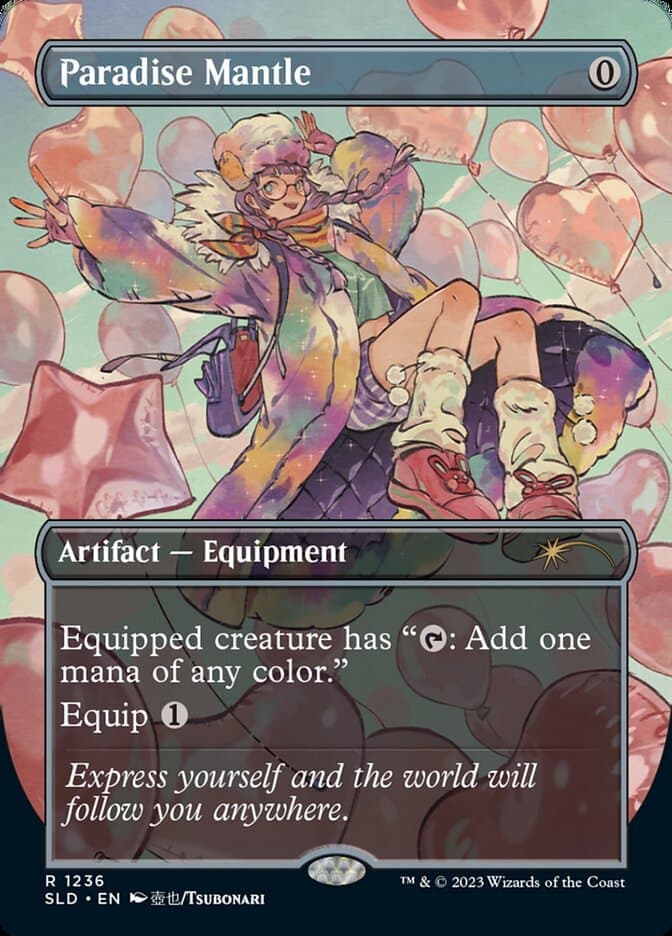 Paradise Mantle (Borderless) [Secret Lair Drop Series] Foil