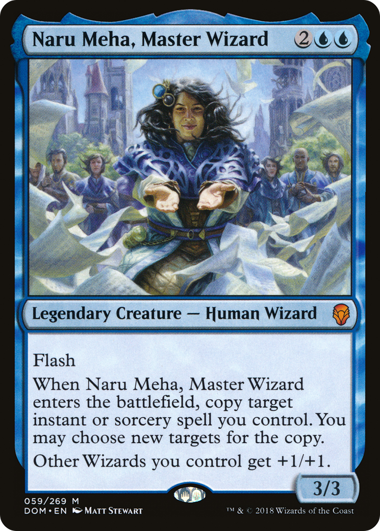 Naru Meha, Master Wizard [Dominaria] Foil