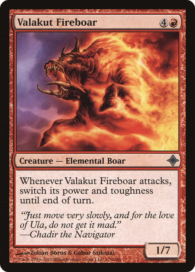 Valakut Fireboar [Rise of the Eldrazi] Foil