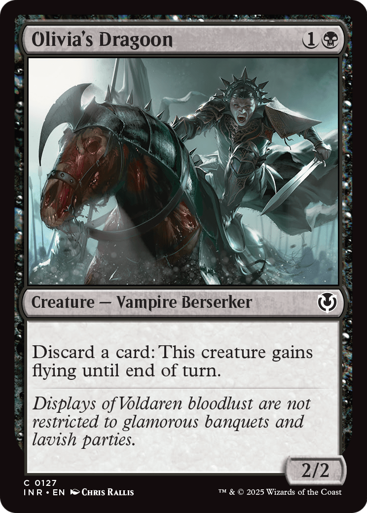 Olivia's Dragoon (-127) [Innistrad Remastered]