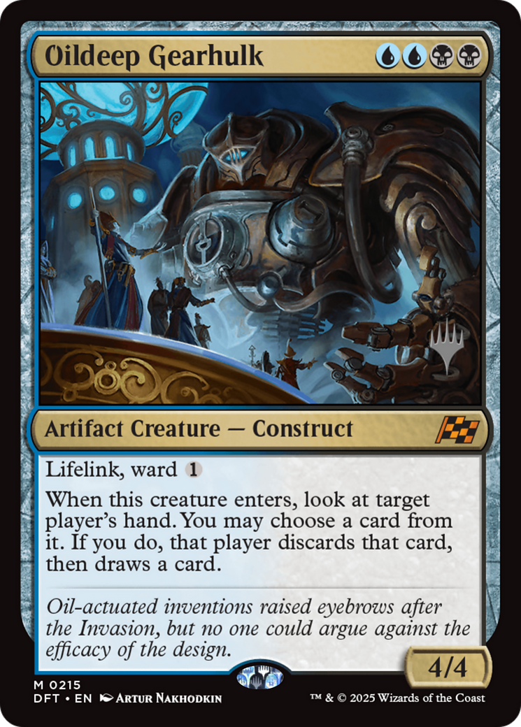 Oildeep Gearhulk (215) [Promo Pack: Aetherdrift]  Foil