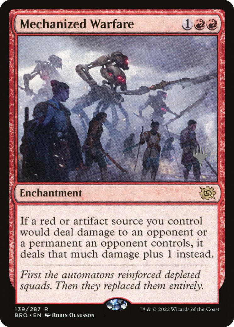 Mechanized Warfare (Promo Pack) [The Brothers' War Promos] Foil