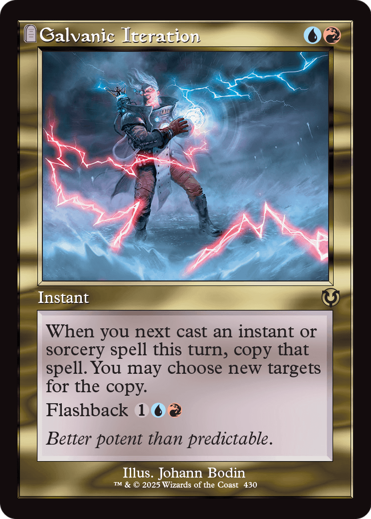 Galvanic Iteration (Retro Frame) (-430) [Innistrad Remastered]