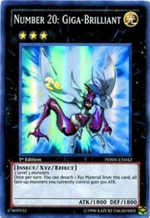 Number 20: Giga-Brilliant [PHSW-EN042] Super Rare