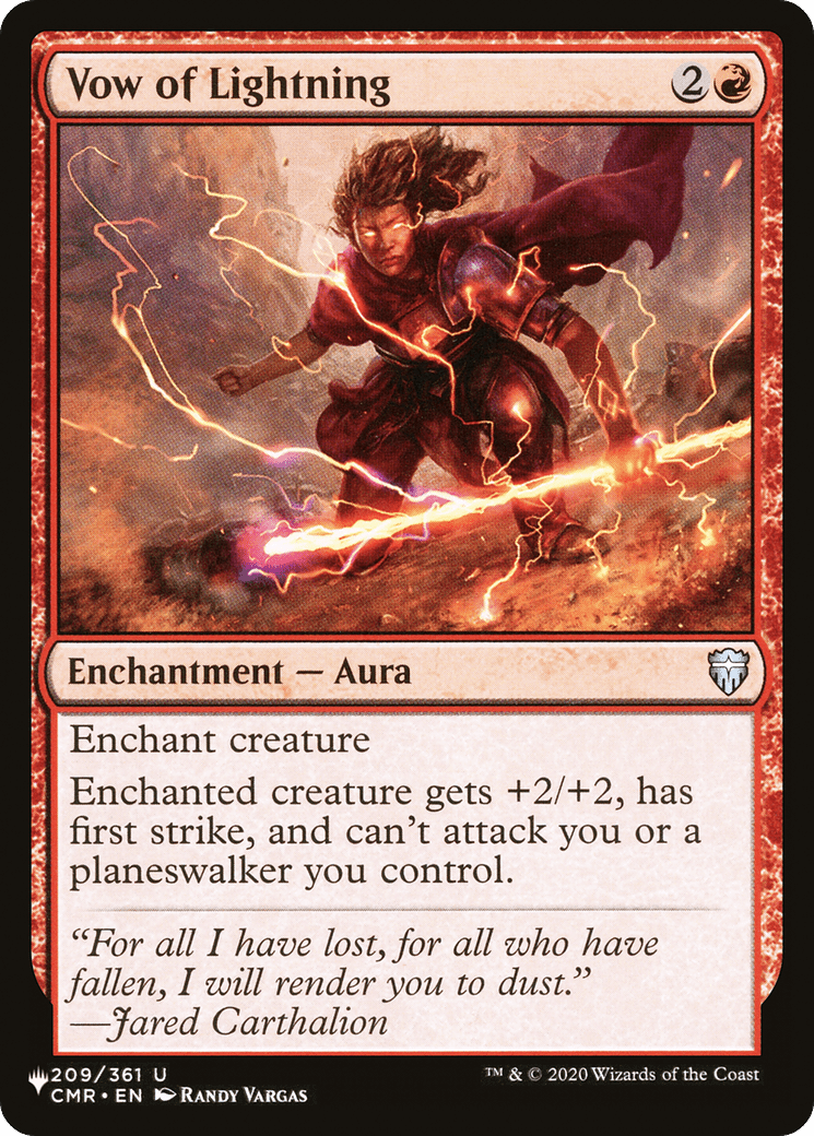 Vow of Lightning |  (CMR-209) [The List]