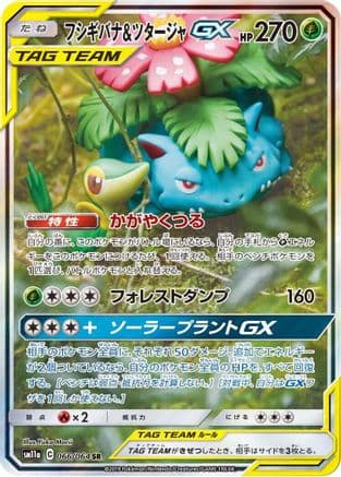 Venusaur & Snivy GX - 066/064 (Japanese) - SM11a Remix Bout