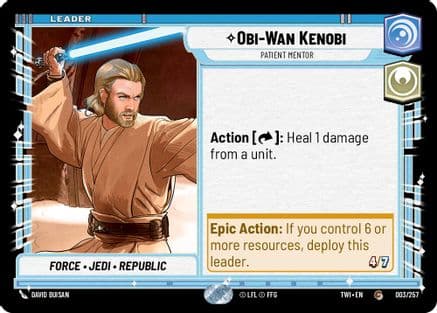 Obi-Wan Kenobi - Patient Mentor |  (003/257)  [Twilight of the Republic]