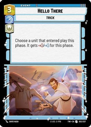 Hello There | Foil (052/257)  [Twilight of the Republic]